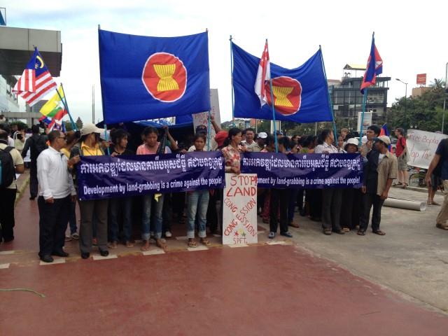 The gathering and then march to MoFA to submit a petition