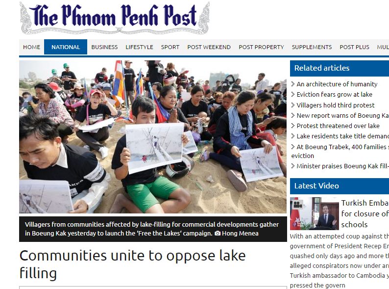 Communities unite to oppose lake filling