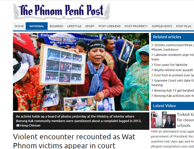 Violent encounter recounted as Wat Phnom victims appear in court