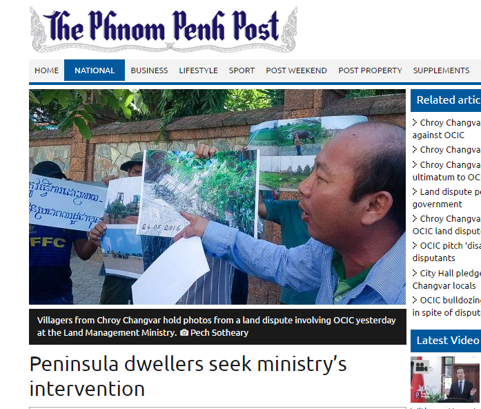 Peninsula dwellers seek ministrys intervention