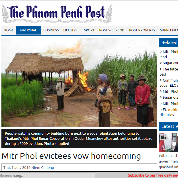 Mitr Phol evictees vow homecoming