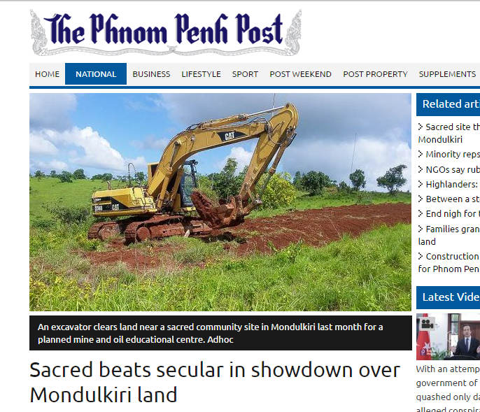 Sacred beats secular in showdown over Mondulkiri land