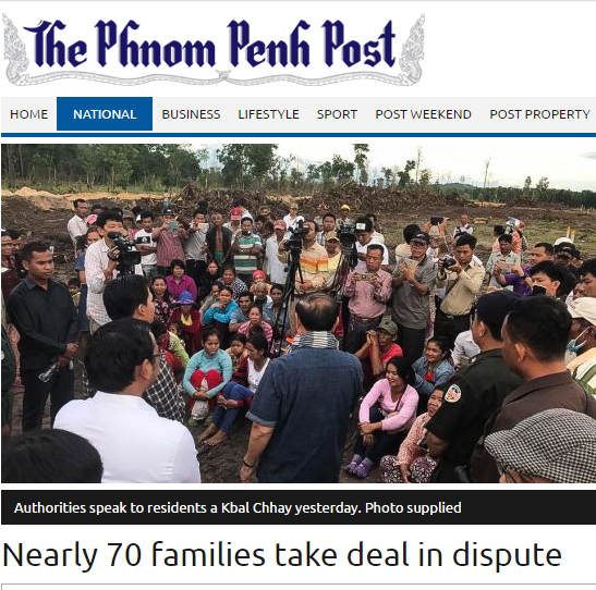Nearly 70 families take deal in dispute