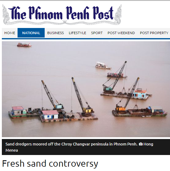 Fresh sand controversy