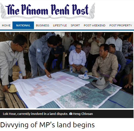 Divvying of MPs land begins