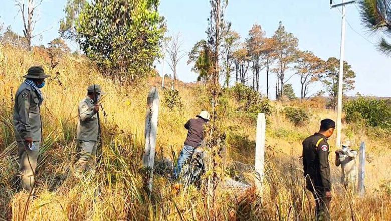 Illegal land markers removed on Mondulkiri province plot