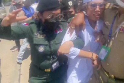 Cambodian prison officials stop family from visiting environmental activists