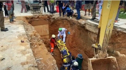 Cambodian worker buried alive by Chon Buri landslide saved