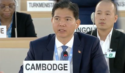 Cambodia updates the UN at Geneva on its progress and accomplishments in Human Rights