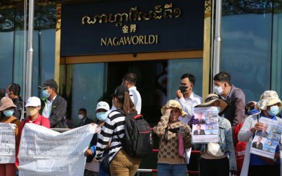 NagaWorld Workers Worried Police Aggression Will Resume After UN Official Leaves 